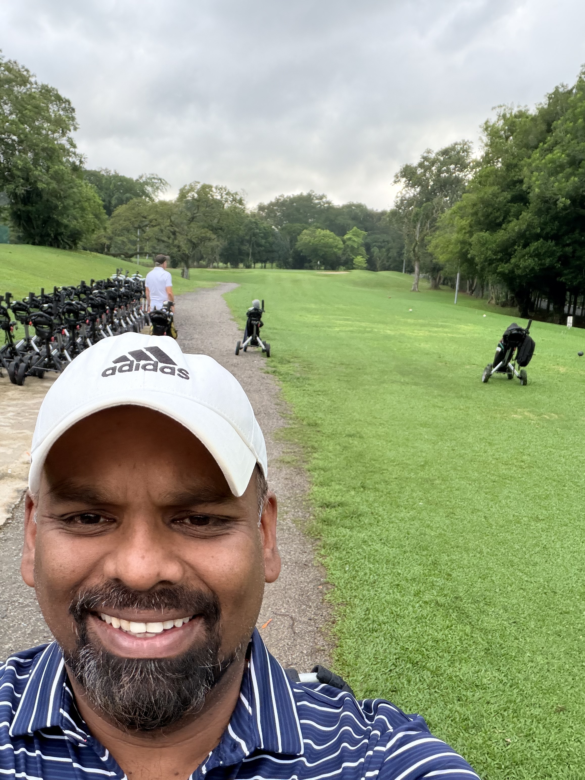 On the course